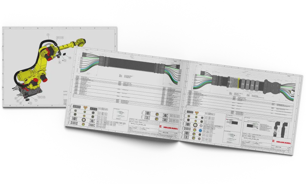 Dress Pack Engineering Drawing